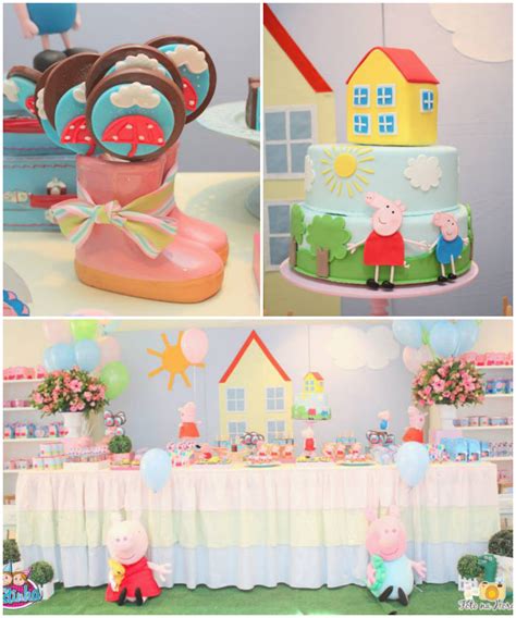 Kara S Party Ideas Peppa Pig Themed Birthday Party Kara S Party Ideas