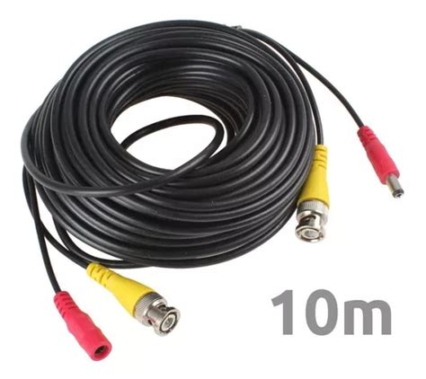 Cable De Metros Cctv Siames Armado Para Video Y Energia Env O Gratis