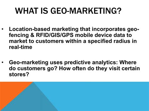 GeoMarketing | An Introduction | PPTX