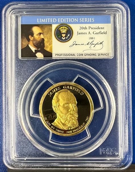 PCGS Set Registry 2011 S 1 James Garfield With Signature DCAM 19130578