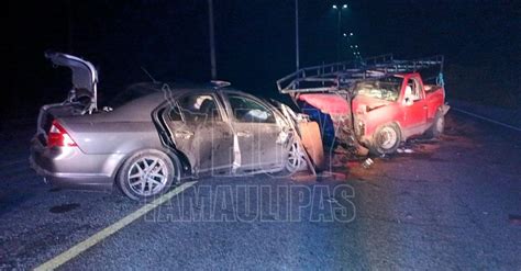 Hoy Tamaulipas Accidentes En Tamaulipas Choque Frontal En Altamira