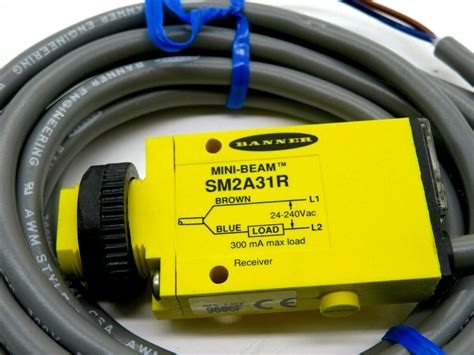 New Banner Sm2a31r Photoelectric Sensor Sb Industrial Supply Inc