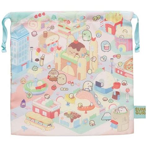 San X Sumikko Gurashi Welcome To Kingdom Of Foods Theme Mini Pouch