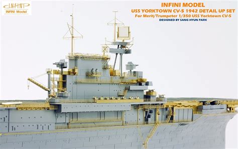 Infini Model CV-5 USS Yorktown (1/350, for Merit kit) - Sovereign ...