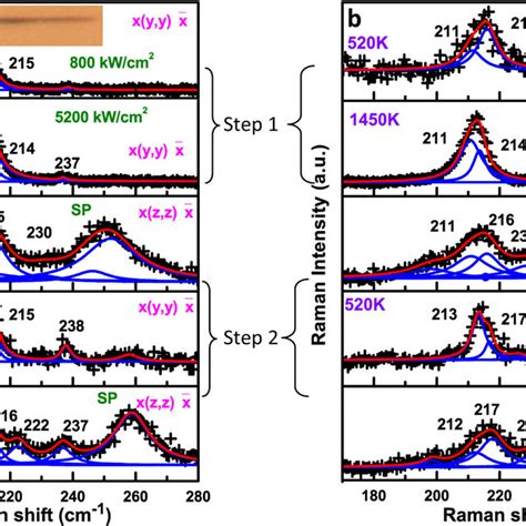 A B Polarized Raman Spectra At Lower Lpd Followed By Raman