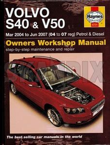 SKANDIX Shop Volvo Ersatzteile Buch Werkstatt Handbuch Volvo S40 V50