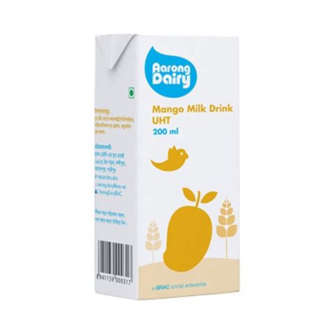 Aarong Dairy Mango Milk Drink Uht 200 Ml