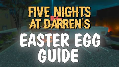 Full Easter Egg Guide Black Ops Five Nights At Darren S Youtube