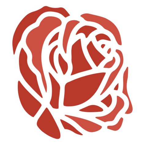 Diseño Png Y Svg De Dibujo De Flor De Rosa Para Camisetas