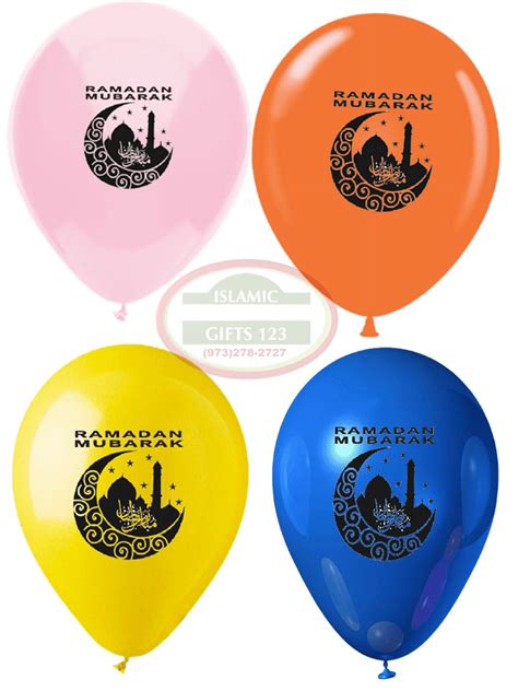 Ramadan Balloons 300 Pack Ramadan Decorations Ramadan Mubarak Wall