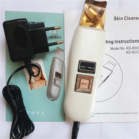Portable Ultrasonic Facial Cleaner Ultrasound Face Tool Pore Deep ...