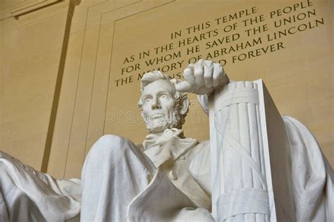 Statua Di Abraham Lincoln In Lincoln Memorial In Washington DC