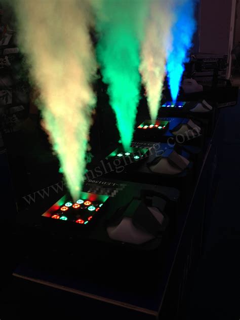 W Rgb In Led Dmx Pyro Vertical Fog Machine Smoke Machine Fogger