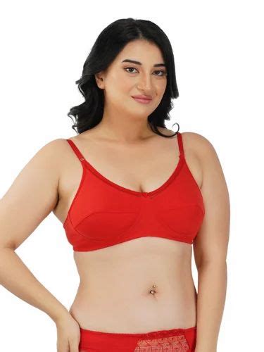 Full Figure Lycra Cotton Ladies Non Padded Bra Plain At Rs 150 Piece