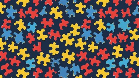 Premium Photo | Colorful Puzzle Pieces on Dark Background