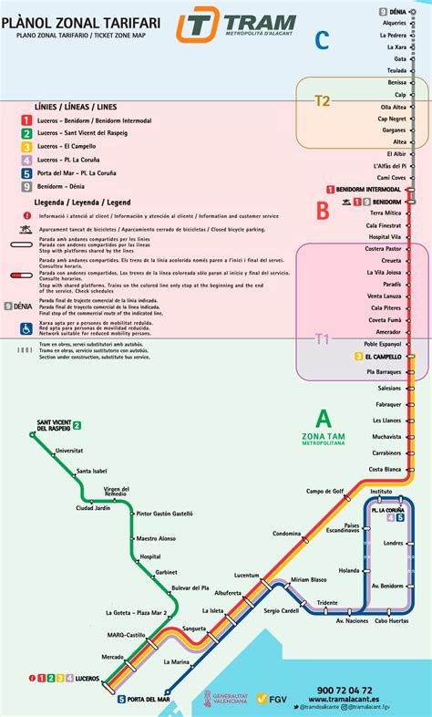 Horarios Tram Alicante L Neas Mapa De Paradas Y Frecuencias