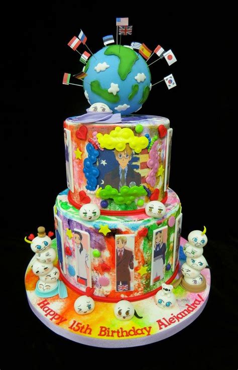 Hetalia Birthday Cake Anime Cake 21st Birthday Cakes Cake