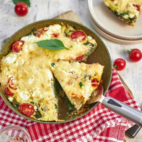 Spinach And Feta Frittata Recipe Easy Egg Recipe For Brunch