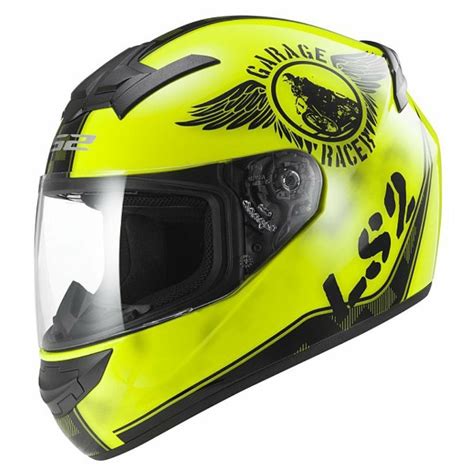 LS2 FF352 Rookie Infinite Matt White Black Yellow Full Face Helmet