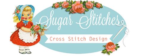 Sugar Stitches Design Threaded Needle