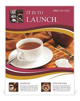 Indulge In The Rich Flavor Of Hot Darjeeling Tea Flyer Template