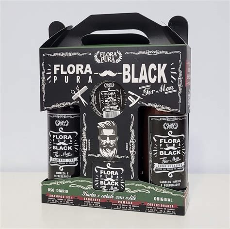 Kit Black Flora Pura For Men Ml Flora Pura Shop