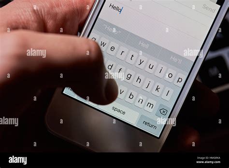 Typing Email Phone Hi Res Stock Photography And Images Alamy