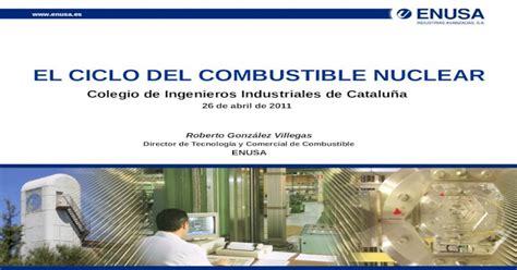 El Ciclo Del Combustible Nuclear Ppt Powerpoint