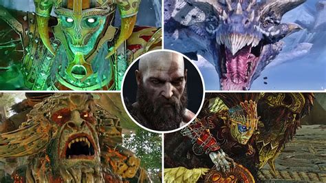 God Of War Ragnarok Todos Los Jefes Opcionales Y Secretos PS5 YouTube