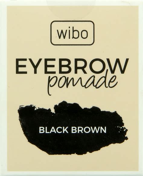 Wibo Eyebrow Pomade Pomada Do Brwi Wodoodporna Nr Black Brown