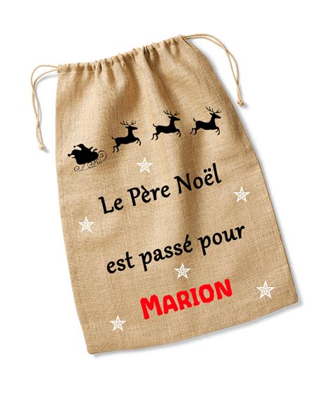 Hotte de Noël Le père Noël est passé pour Bouille d amour