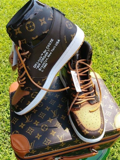 Nike Louis Vuitton OFFWHITE X Air Jordan 1s Sneaker In 2020 Louis