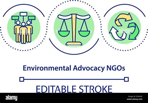 Environmental Advocacy Ngos Concept Icon Stock Vector Image And Art Alamy