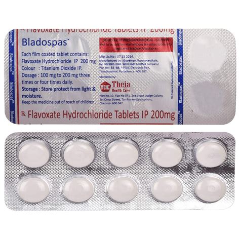 Bladospas Strip Of 10 Tablets Amazon In Health Personal Care