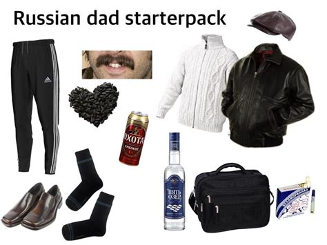 Russian Dad Starterpack Starterpacks