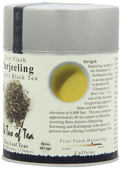 The Tao Of Tea First Flush Darjeeling Black Tea Loose Leaf 35 Ounce Tin N8 Free Image Download