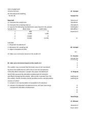 McClain V AC503 Unit 4 Assignment Part 2 Xlsx Unit 4 Assignment