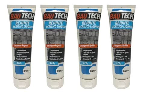 Kit Rejunte Acr Lico L Quido Pronto Bautech Branco G