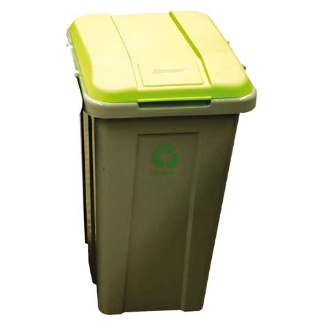 Jual Tempat Sampah Dust Bin Grey L Green Cover Krisbow Kw