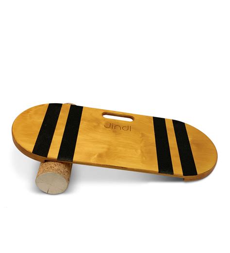 Balance Board Mit Korkrolle Jindl Gelb Jindl