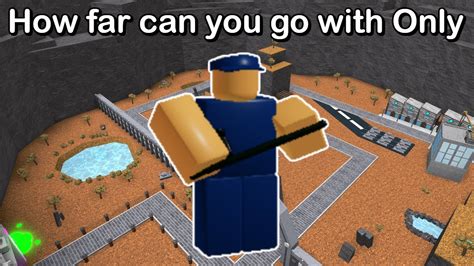 How Far Can You Go With Only Enforcer Roblox Tower Battles YouTube