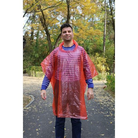 Pelerina De Ploaie Bsp Guard Model Poncho Rosu Universal Emagro