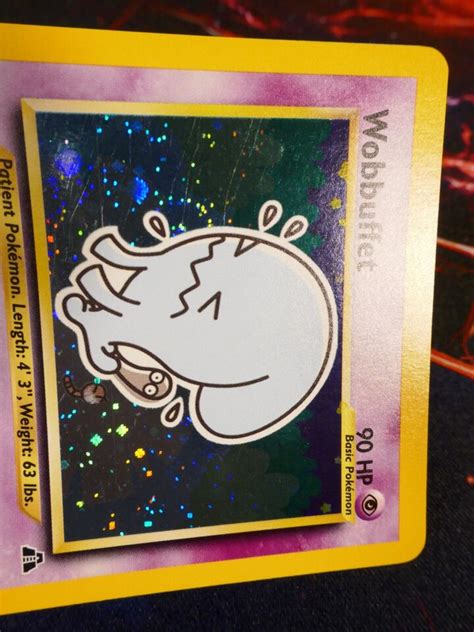 LP NM Unlimited Pokemon WOBBUFFET Card NEO DISCOVERY Set 16 75 Holo