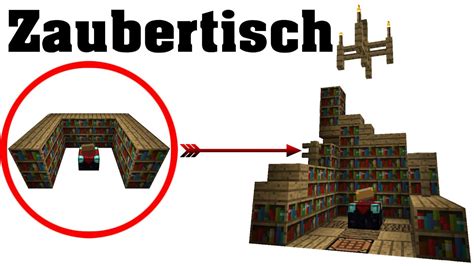 Minecraft Tipps Um Deinen Zaubertisch Zu Verbessern Youtube