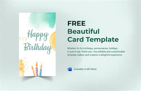 Card Template in Word - FREE Download | Template.net