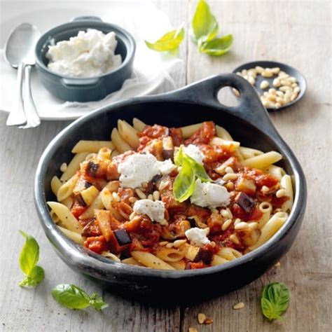 Penne Met Aubergine En Ricotta Jumbo