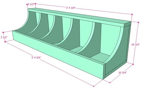 DIY Beautiful Wall Cubby Shelf - Free Building Plan | Remodelaholic