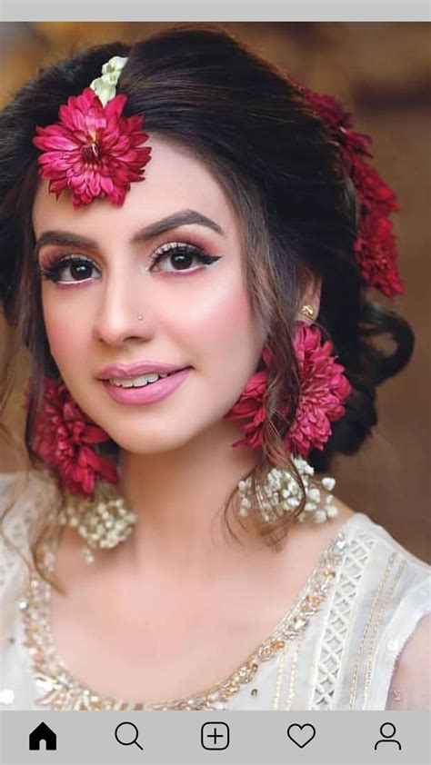 Simple Bridal Makeup Looks Flower Jewelry Designs Flower Jewellery