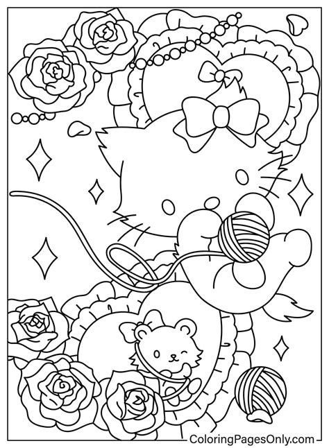 Free Charmmy Kitty Coloring Page - Free Printable Coloring Pages