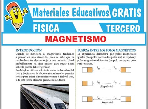 F Sica Tercero De Secundaria Fichas Gratis